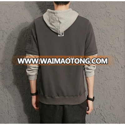 Men's Wholesale Quality Custom Fleece Pullover Hoodie